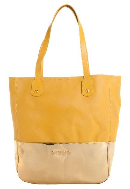 Bolsa Dumond Metalic Amarela - Marca Dumond