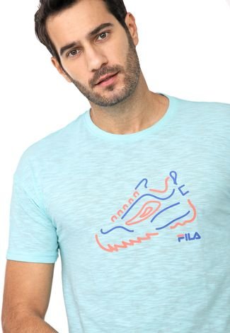 Camiseta Fila Disruptor Neon Azul