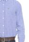 Camisa Lacoste Vichy Azul/Branca - Marca Lacoste