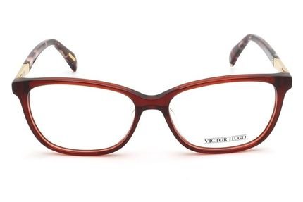 Óculos de Grau Victor Hugo VH1759 06DC/53 Vermelho Transparente/Mesclado - Marca Victor Hugo
