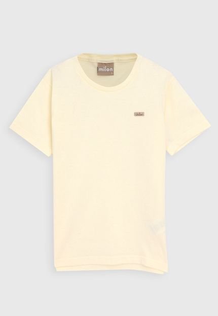 Camiseta Milon Infantil Lisa Amarela - Marca Milon
