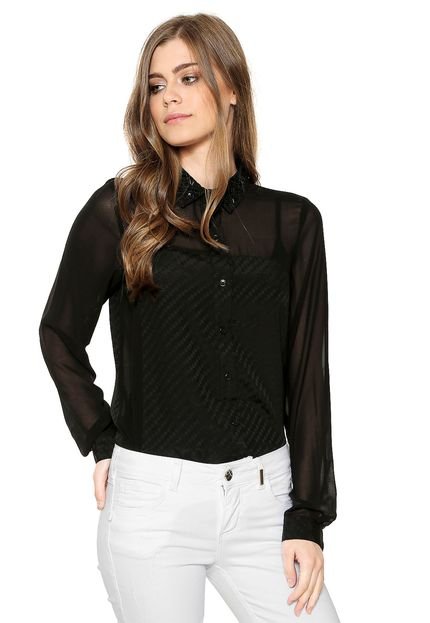 Camisa Colcci Rosie Preta - Marca Colcci