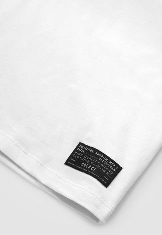Camiseta Colcci Lettering Branca