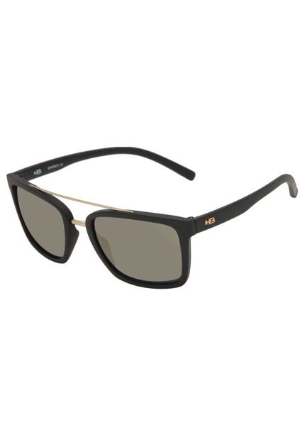 Óculos De Sol HB Spencer Preto/Dourado - Marca HB