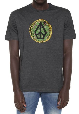 Camiseta Volcom Peace Grafite