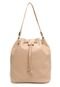 Bolsa Saco FiveBlu Ilhoses Bege - Marca FiveBlu