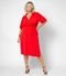 Vestido Midi Feminino Plus Size Secret Glam Vermelho - Marca Secret Glam