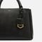 Bolsa Tote em Couro Bag Charm Metal Arezzo Arezzo Preto - Marca Arezzo