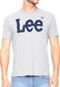 Camiseta Lee Logo Cinza - Marca Lee