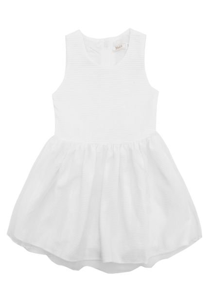 Vestido Nick Liso Branco - Marca Nick