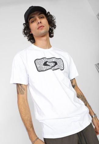 Camiseta Oakley Mythologies Big Logo Branca 