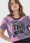 Blusa Triton Lettering Rosa - Marca Triton