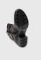 Bota Mooncity Tiras Preta - Marca Mooncity