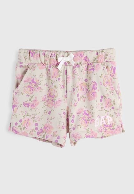 Short de Moletom GAP Floral Bege - Marca GAP