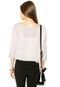 Blusa Benetton Renda Off White - Marca Benetton