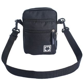 Shoulder Bag Bezz Mini Bolsa Tira Colo Necessaire Pochete Unisexx Preta