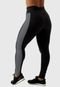 Calça Legging Click Mais Bonita Bicolor Fitness Suplex Preta - Marca Click Mais Bonita