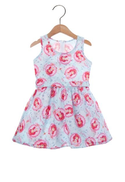 Vestido Marisol Infantil Strawberry Azul - Marca Marisol