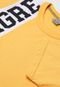 Camiseta Tigor T. Tigre Menino Escrita Amarela - Marca Tigor T. Tigre