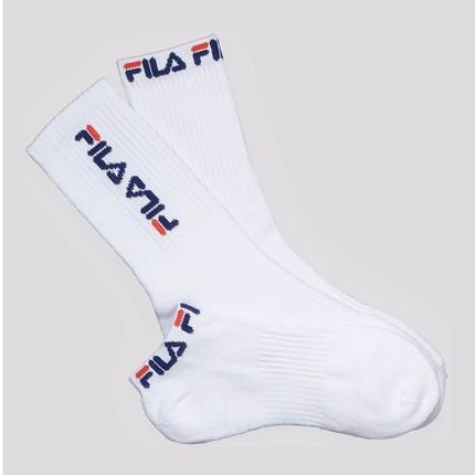 Kit Meia Fila 3 Pares Mix Branca - Marca Fila