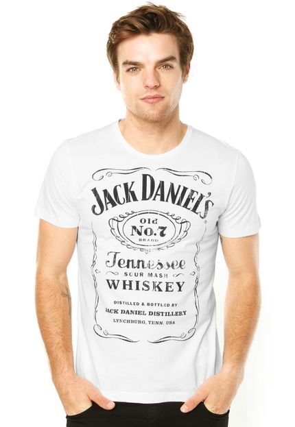 Camiseta Jack Daniels Branca - Marca Jack Daniels