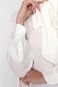Camisa Seda Lauren by Ralph Lauren Gola Laço Off-White - Marca Lauren Ralph Lauren