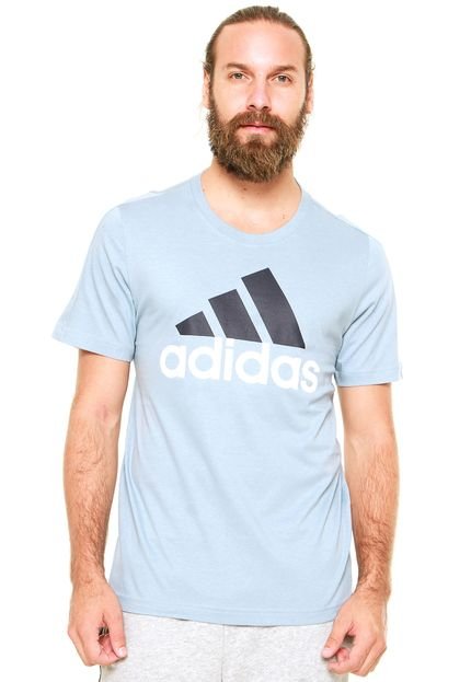 Camiseta adidas Ess Linear Azul - Marca adidas Performance