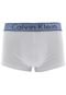 Kit 2pçs Cueca Calvin Klein Underwear Boxer Logo Branco/Azul - Marca Calvin Klein Underwear