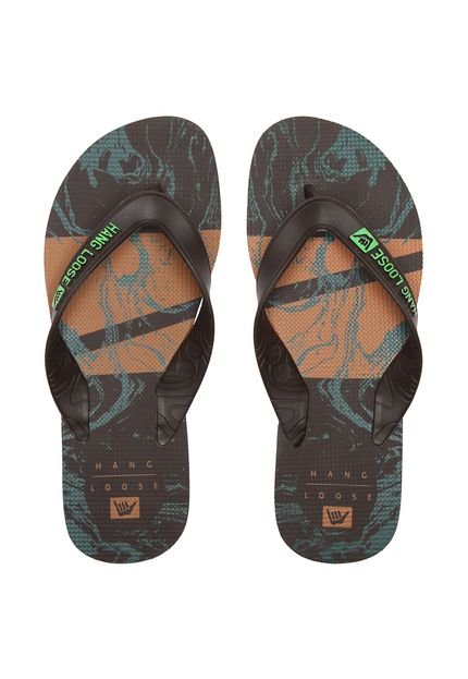 Chinelo Hang Loose Estampa Marrom - Marca Hang Loose