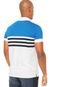 Camisa Polo Aleatory Logo Branca/Azul - Marca Aleatory