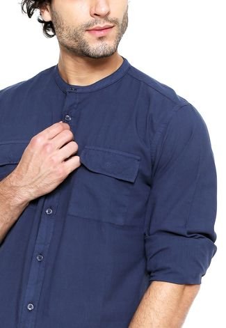 Camisa Colcci Slim Azul-marinho