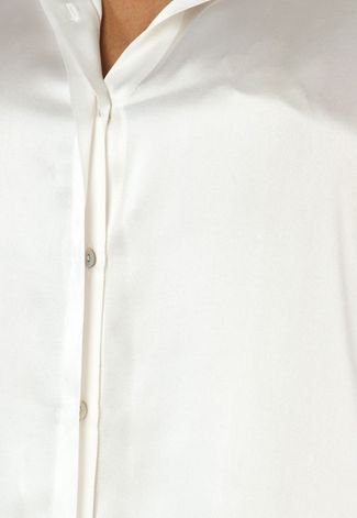 raft Dislike Absolute Camisa Seda Off-White - Compre Agora | Dafiti Brasil
