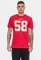 Camiseta Mitchell & Ness NFL Kansas City Chiefs Derrick Thomas Vermelha Carmim - Marca Mitchell & Ness