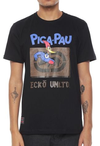 Camiseta Ecko Pica Pau Preta