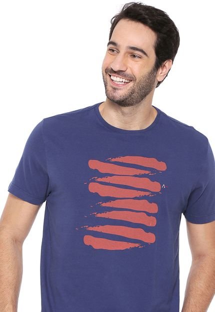Camiseta Aramis Estampada Azul-marinho - Marca Aramis