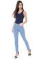 Calça Jeans Planet Girls Skinny Bordada Azul - Marca Planet Girls