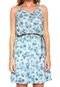 Vestido Enfim Curto Floral Azul - Marca Enfim