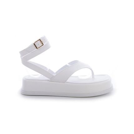 Sandália Ayla Branco Branco - Marca Damannu Shoes