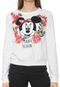 Moletom Flanelado Fechado Cativa Disney Minnie Fashion Branco - Marca Cativa Disney