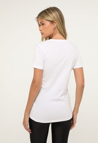 Camiseta Puma Logo Branca