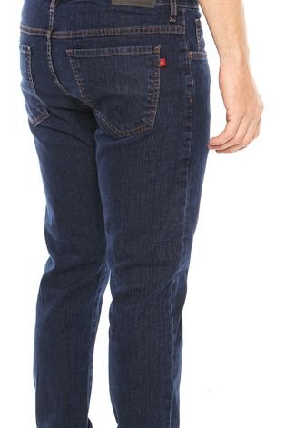 Calça Jeans Forum Slim Paul Azul-Marinho