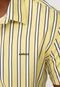 Camisa Colcci Reta Listrada Amarela/Preta - Marca Colcci