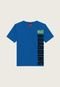 Camiseta Infantil Kyly Skate Azul - Marca Kyly