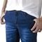 Calça Jeans Masculino Skinny Basica Confortavel Slim Azul Escuro - Marca Sandro Moscoloni