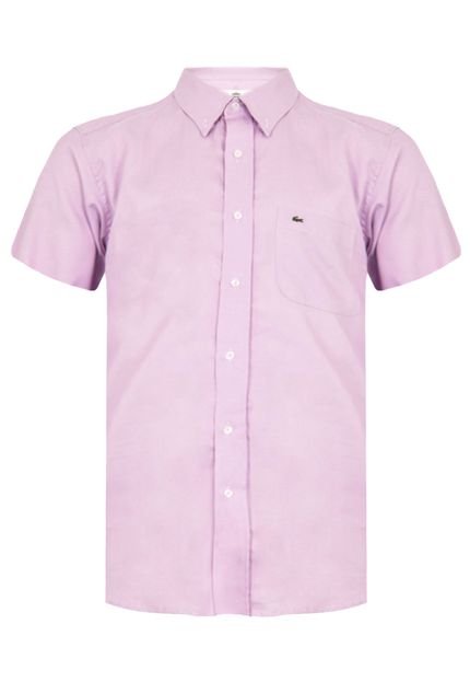 Camisa Lacoste Office Rosa - Marca Lacoste