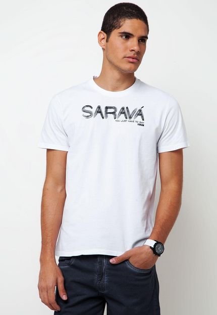 Camiseta Forum Muscle Saravá Branca - Marca Forum