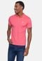 Camisa Polo Ecko Piquet Masculina Rosa Coral - Marca Ecko