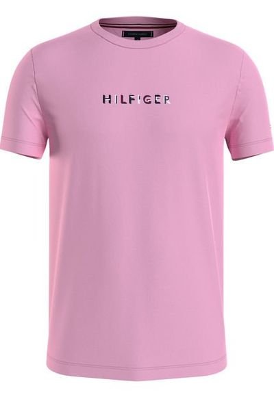 Camiseta con rosa bordada hombre sales