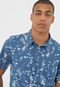 Camisa Quiksilver Reta Azul - Marca Quiksilver