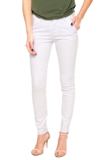 Calça Sarja Calvin Klein Jeans Chino Branca - Marca Calvin Klein Jeans